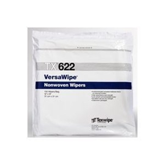 VersaWipe® TX622 Dry Nonwoven Cleanroom Wipers, Non-Sterile