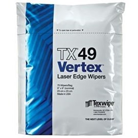 Vertex® TX49 Dry Cleanroom Wipers, Non-Sterile