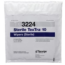 Picture of TexTra™ 10 TX3224 Dry Cleanroom Wipers, Sterile