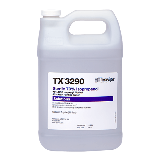 terile 70% Isopropyl Alcohol TX3290