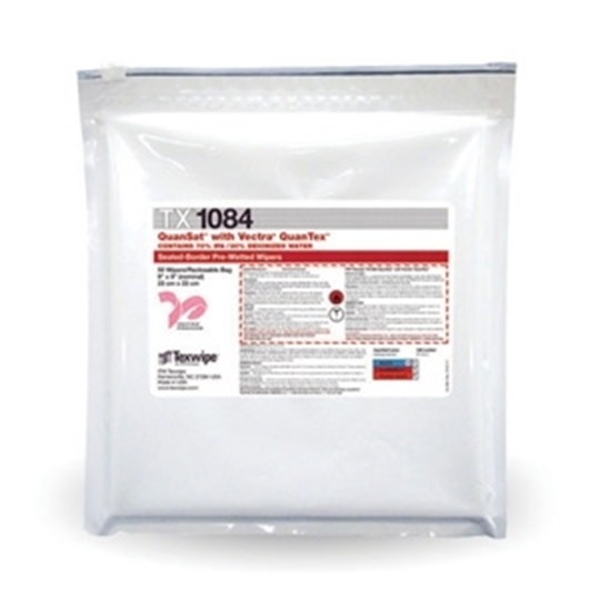 Picture of Vectra® QuanSat™ TX1084 Pre-Wetted Cleanroom Wipers, Non-Sterile