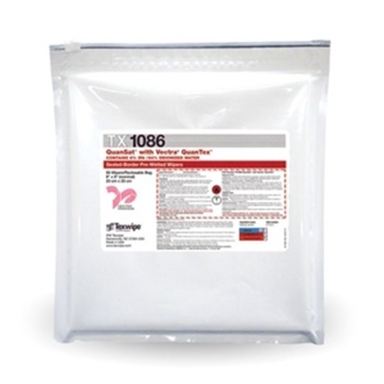 Picture of Vectra® QuanSat™ TX1086 Pre-Wetted Cleanroom Wipers, Non-Sterile