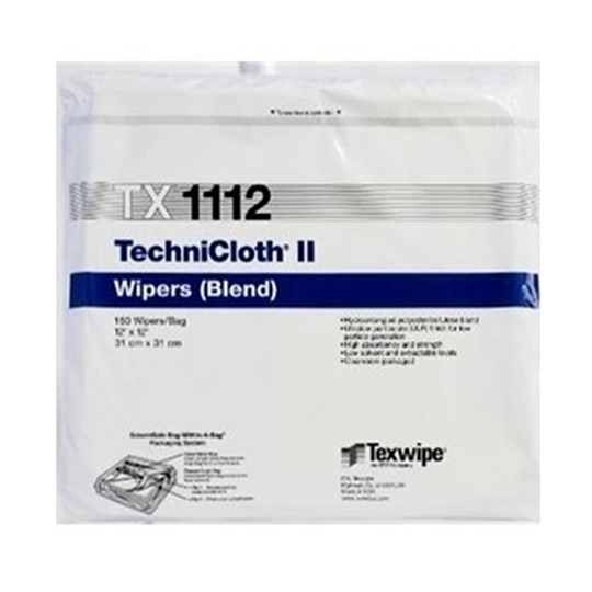 TechniCloth® II TX1112 Dry Nonwoven Clearoom Wipers, Non-Sterile