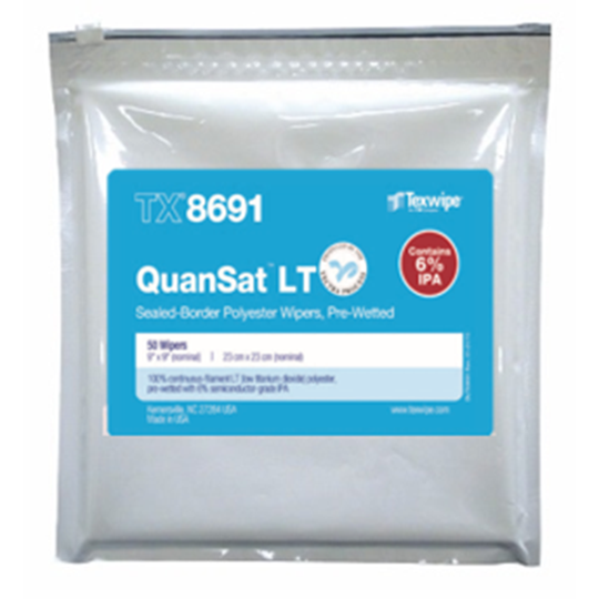 Picture of Vectra® QuanSat® LT Pre-Wetted Cleanroom Wipers, Non-Sterile