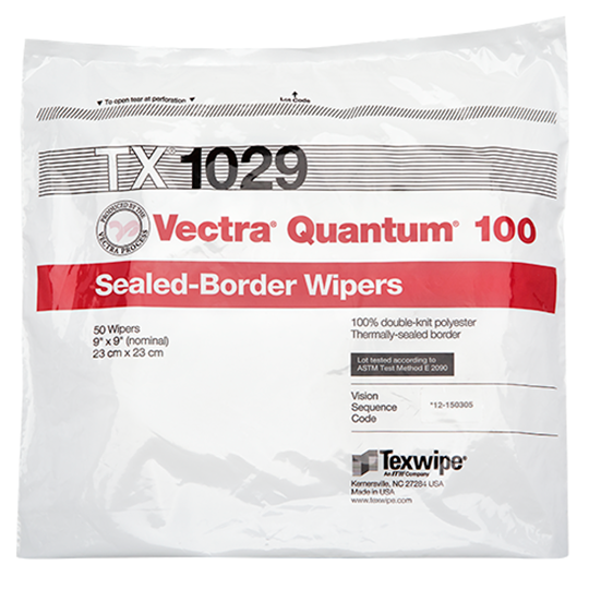 Picture of Vectra® Quantum® 100 TX1029 Dry Cleanroom Wipers, Non-Sterile
