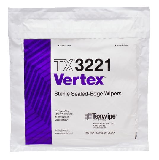 Sterile Vertex® TX3221 Dry Cleanroom Wipers
