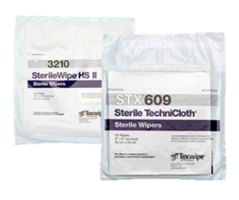 TechniCloth® Dry Nonwoven Cleanroom Wipers, Sterile