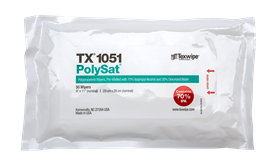 PolySat® TX1051 Pre-wetted Cleanroom Wipers, Non-Sterile