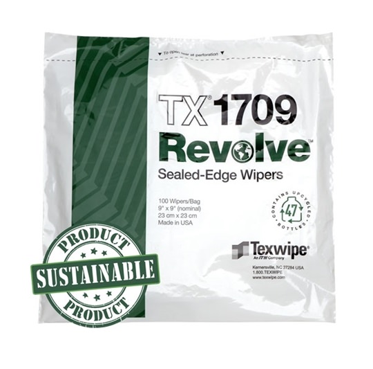 REVOLVE™ TX1709 Dry, Cleanroom Wipers, Non-Sterile