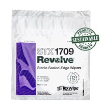 Sterile, REVOLVE™ STX1709 Dry, Cleanroom Wipers	