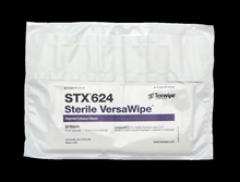 VersaWipe® STX624 Dry Nonwoven Cleanroom Wipers, Sterile