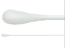 Picture of STX763 Spun Polyester Cleanroom Swab with Large Head and Polystyrene Handle, Sterile