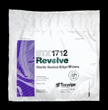 Sterile, REVOLVE™ STX1712 Dry, Cleanroom Wipers 