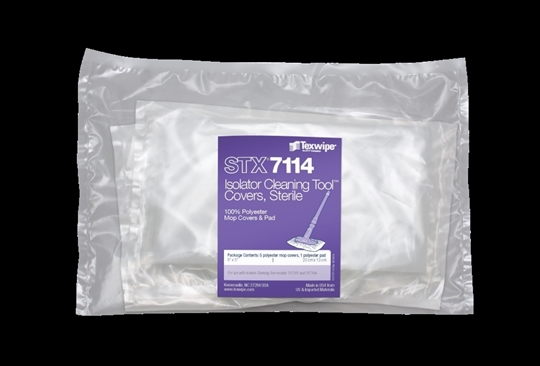 Mini AlphaMop™ / Isolator Cleaning Tool™ STERILE Polyester Covers STX7114