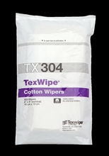 TexWipe® TX304 Dry Cotton Cleanroom Wipers, Non-Sterile