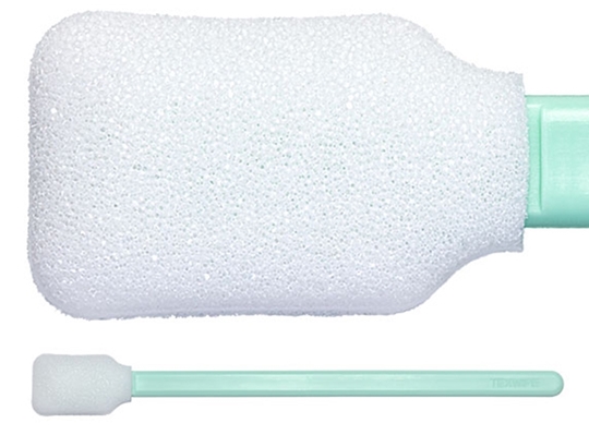 CleanFoam® TX707A Large Rectangular Head Cleanroom Swab, Non-Sterile