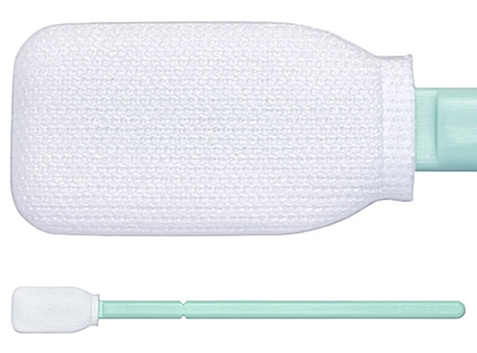Low TOC Alpha® Polyester Knit TX714K Large Cleaning Validation Cleanroom Swab, Non-Sterile