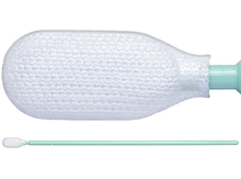 Low TOC Alpha® Polyester Knit TX761K Cleaning Validation Swab with Long Handle, Non-Sterile