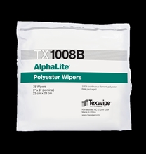 AlphaLite® TX1008B Dry Cleanroom Wipers, Non-Sterile