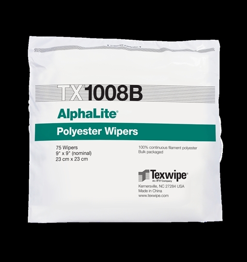 AlphaLite® TX1008B Dry Cleanroom Wipers, Non-Sterile