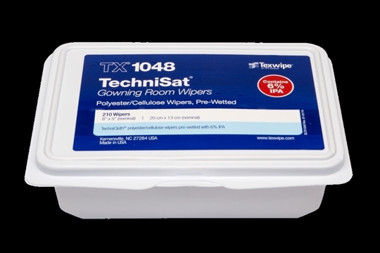 Picture of TechniSat® TX1048 Pre-Wetted Nonwoven Cleanroom Wipers, Non-Sterile