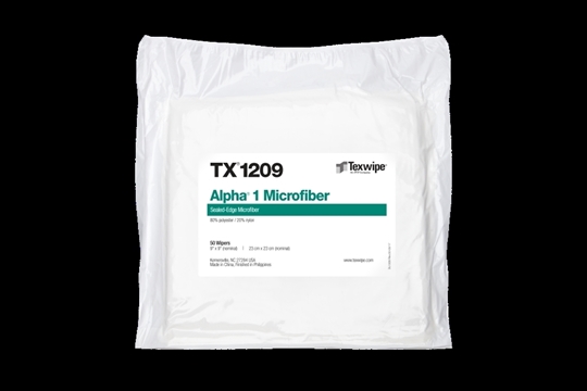 Picture of Alpha®1 Microfiber TX1209 Dry Cleanroom Wipers, Non-Sterile