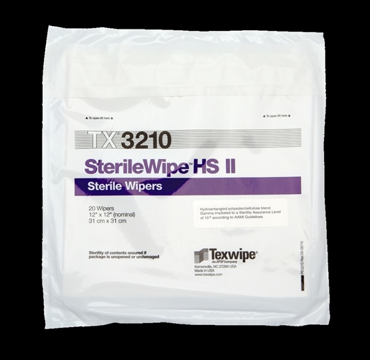 SterileWipe™ HS II TX3210 Dry Nonwoven Cleanroom Wipers