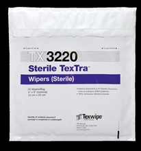 Picture of TexTra™ TX3220 Dry Cleanroom Wipers, Sterile