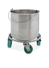 Picture of BetaMop® TX7065 Stainless Steel Bucket with Casters, 8 gallon